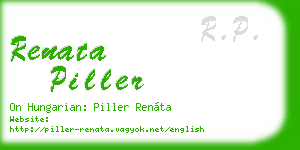 renata piller business card